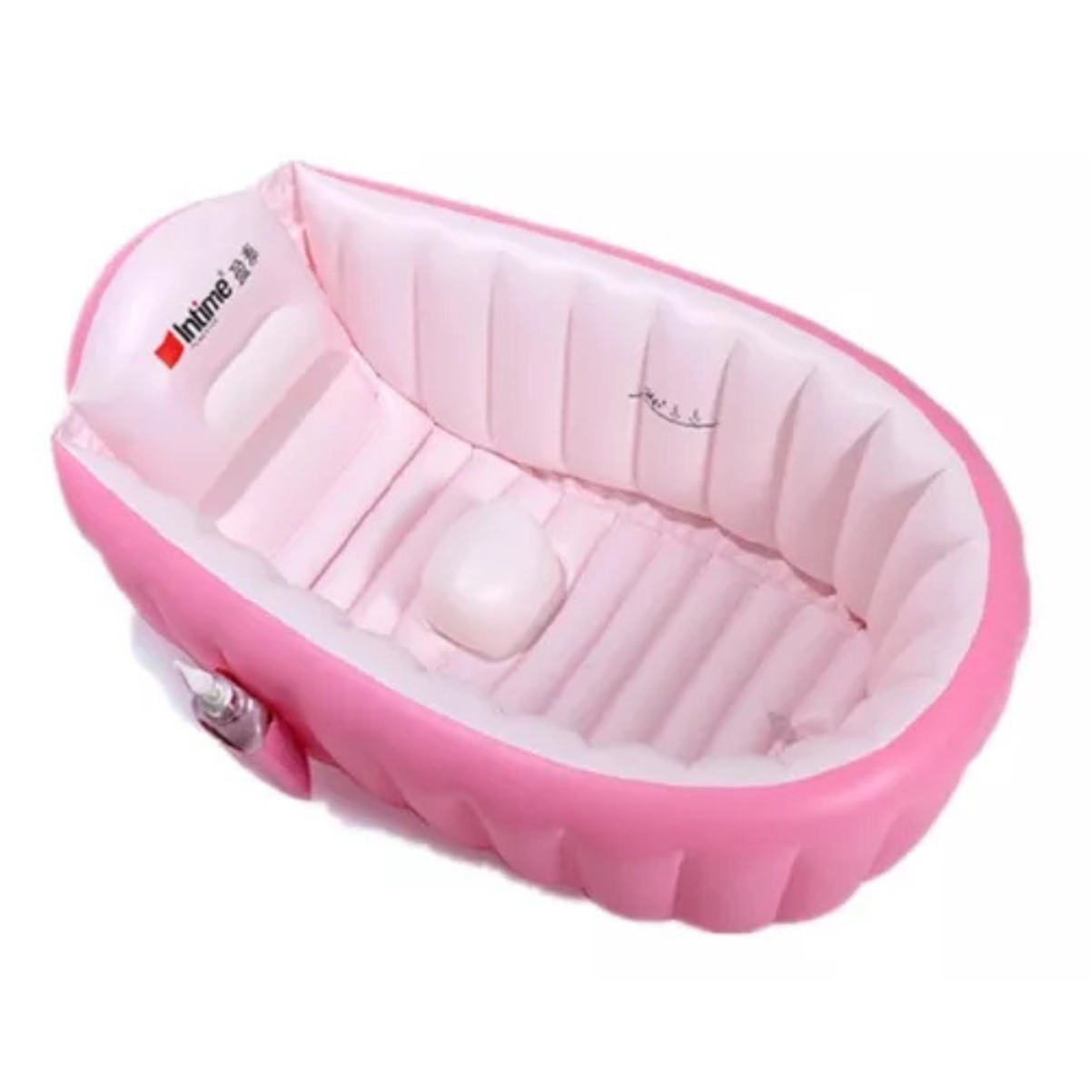 Bañera inflable para bebé rosa